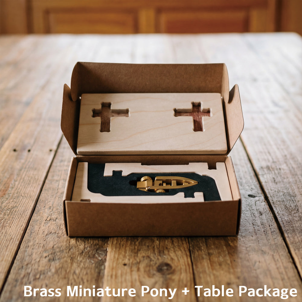 Brass Miniature Pony