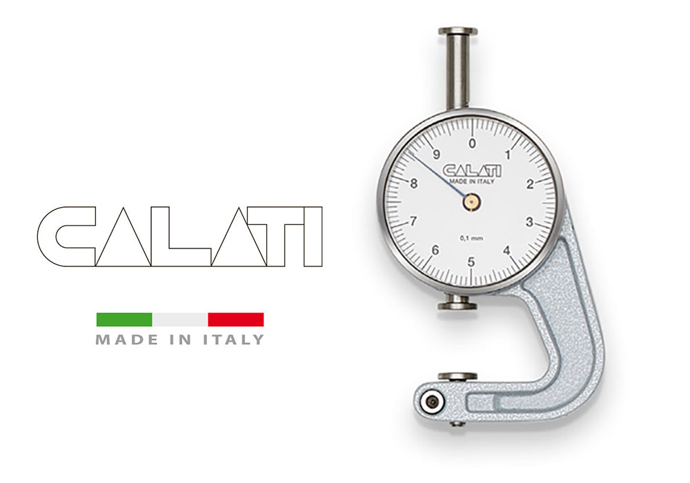 CALATI Analog Leather Thickness Gauge (Made in Italy) 25mm