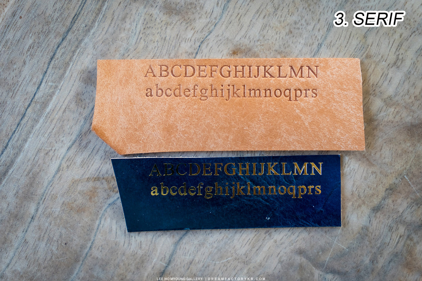Alphabet Letter stamp, Leather stamp
